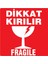 Dikkat Kırılır Etiketi 10x10 cm 500'lü Sarım 1