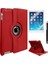 Exclusive Phone Case iPad Air Kılıf 360 Standlı Kırmızı+Film+Kalem 2