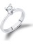 0.40Ct F Color Pırlanta Tektaş Yüzük 1