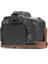 Canon EOS T6s, 760D, 8000D Suni Deri Kamera Çantası 2