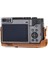 Panasonic ZS70 ZS80, TZ90, TZ95 Suni Deri Kamera Çantası 5