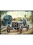 Ahşap Tablo Vintage Racing Arabaları 1