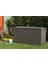 Rattan 420Lt Kahverengi Bahçe, Balkon, Depolama Sandığı, Dolabı 2