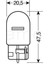Amber WY21W Sinyal Halogen Ampulü 2 Ad. 58100 3