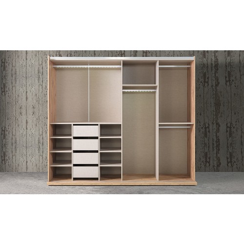 Yıldız Mobilya Vista Aynalı Sürgü Kapaklı 4 Çekmeceli Fiyatı