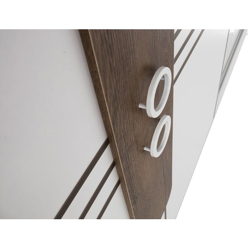 Yıldız Mobilya Roma Aynalı Sürgü Kapaklı Gardırop Ceviz Fiyatı