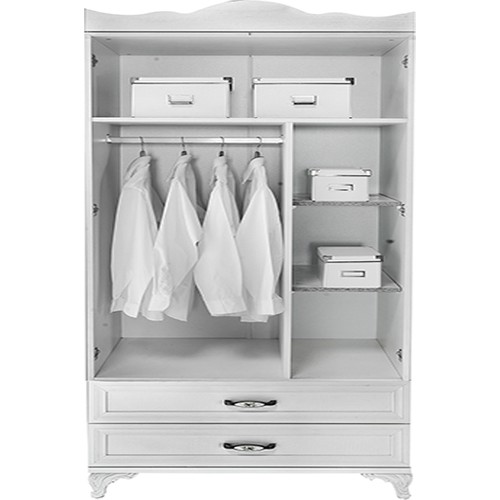 Yıldız Mobilya Meltem Aynalı 3 Kapaklı 2 Çekmeceli Gardırop Fiyatı