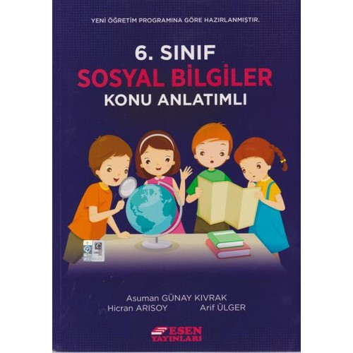 Esen Yayinlari 6 Sinif Sosyal Bilgiler Konu Anlatimli Kitabi