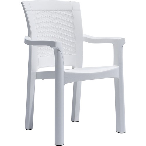 Novussi Garden Roma Rattan Sandalye Beyaz Fiyatı