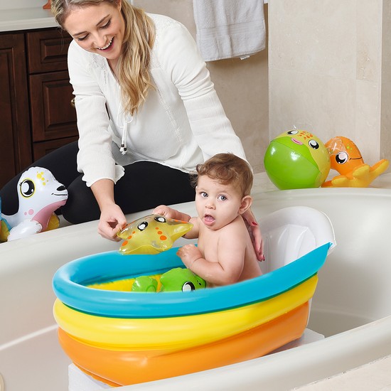 Bestway Renkli Şişme Bebek Banyo Havuzu 51134