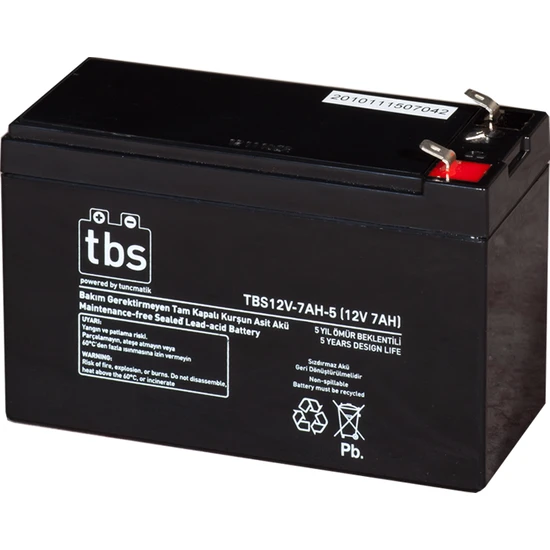 TBS 12V-7AH-5 UPS Tip Akü (TSK1454)