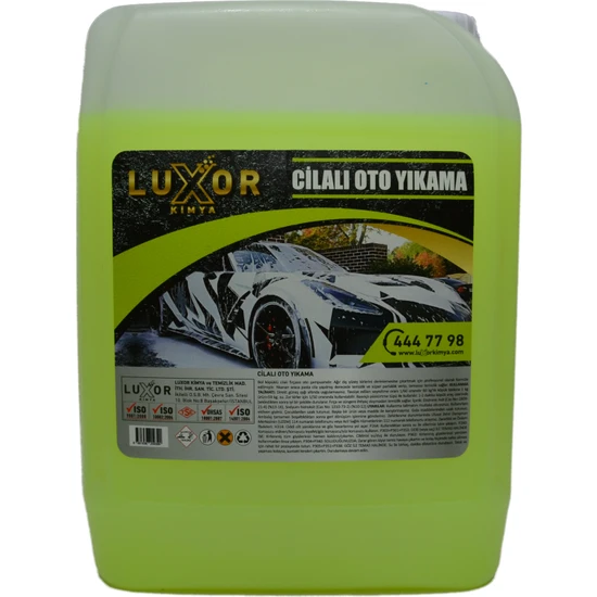 Luxor Kimya Cilalı Oto Şampuanı 5 lt