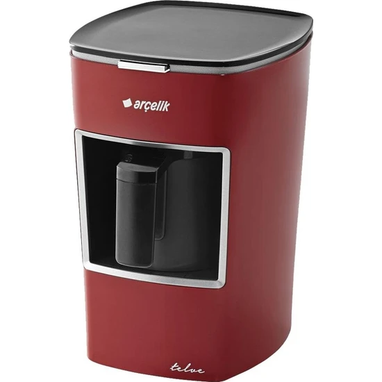 Arçelik K-3300 Kırmızı Mini Telve Türk Kahve Makinesi