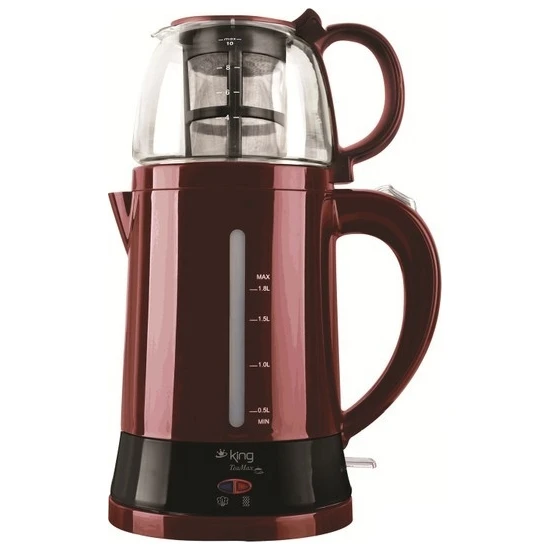 King K-8500 Tea Max Otomatik Çay Makinesi - Kırmızı