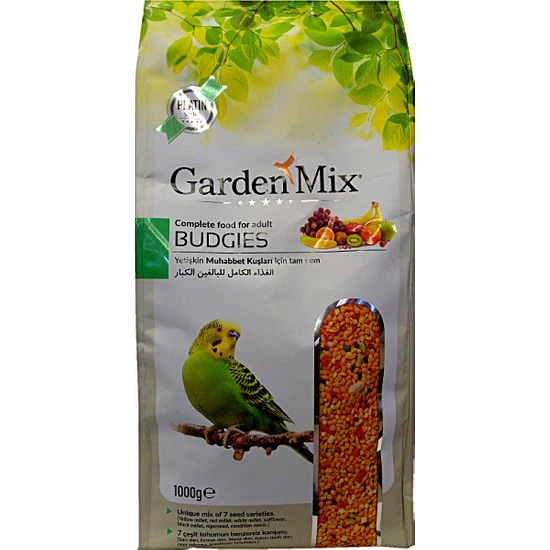 Gardenmix Platin Meyveli Muhabbet Kuş Yemi 1Kg