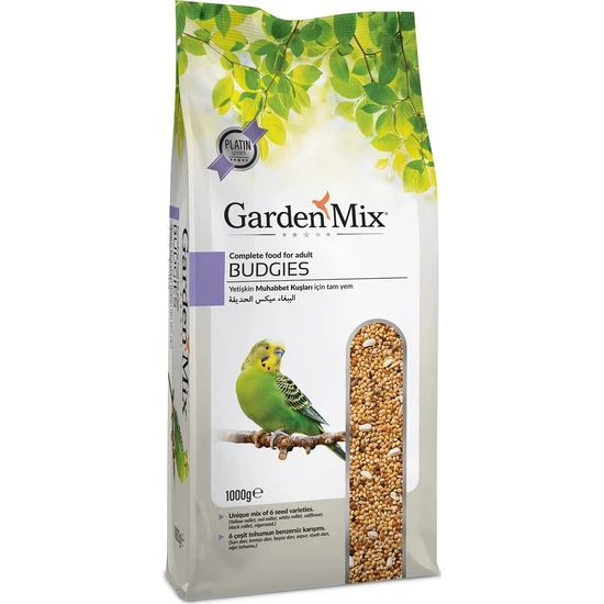 Garden Mix Platin Seri Muhabbet Kuşu Yemi 1 Kg