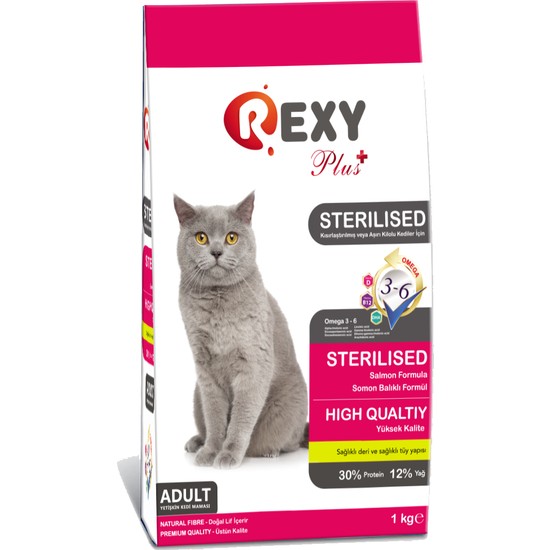 Rexy Sterilised Kısırlaştırılmış Kediler İçin Kedi Maması 1 Fiyatı