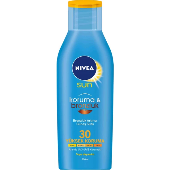 Nivea Sun Protect&Bronze Güneş Sütü Spf30 200 Ml