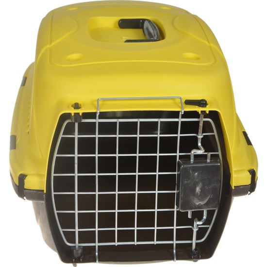 Yopigo Kedi Köpek Taşıma Kafesi Tel Kapılı Sarı Fiyatı