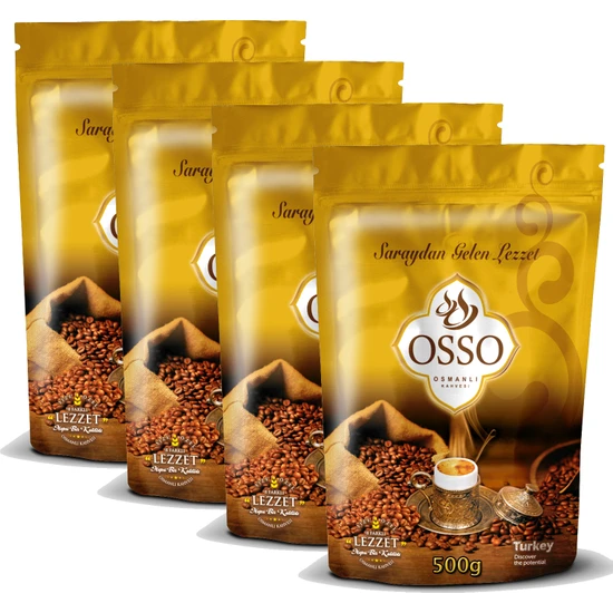 Osso Osmanlı Kahvesi 500 gr x 4 Adet