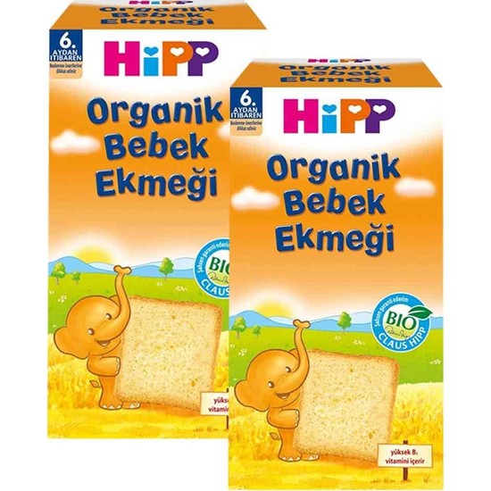 Hipp Organik Bebek Ekmeği 100 gr x 2 Adet Fiyatı