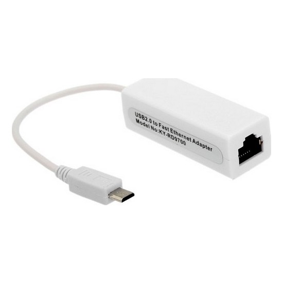 Alfais 4673 Micro USB To Ethernet Çevirici Dönüştürücü Adaptör