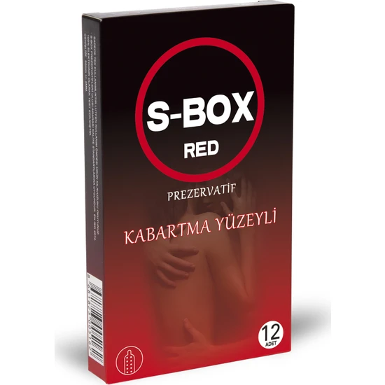 S-Box Red Prezervatif 12 Adet