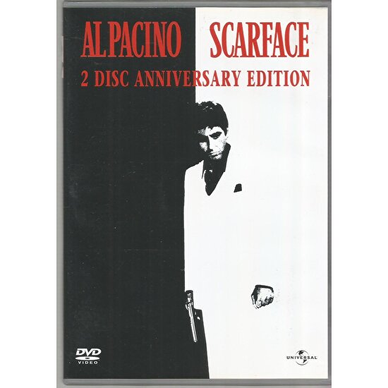 Yaralı Yüz (Scarface) DVD (Double)