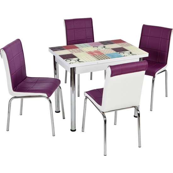 evistro yandan acilir cam mutfak masa takimi 6 sandalyeli 70 fiyati