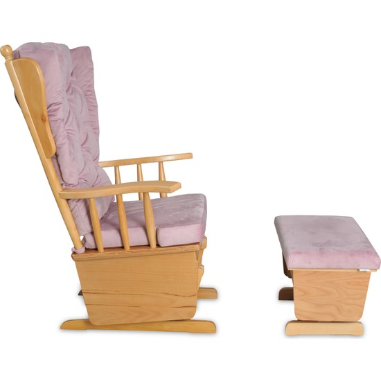 Asedia Teksas Puflu NaturelPembe Sallanan Sandalye Fiyatı