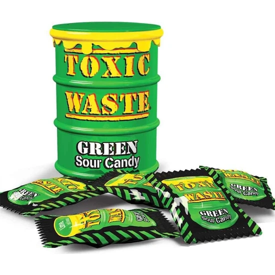 Toxic Waste Green Sour Ekşi Şeker 42 gr