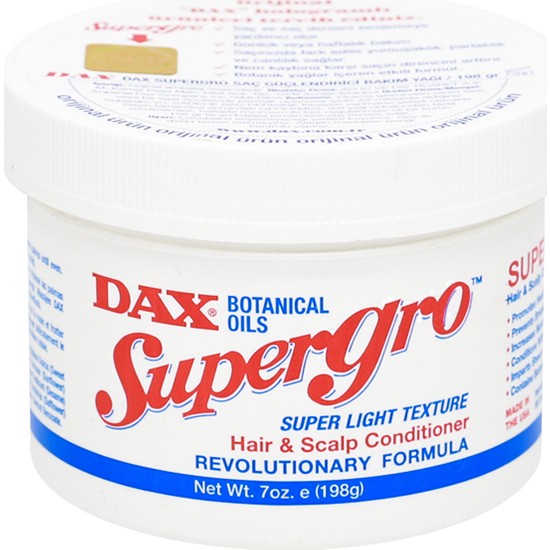 Dax Supergro Saç Güçlendirici Bakım Yağı 198 gr