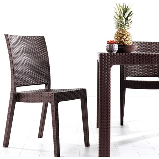 Novussi Garden Nice Rattan Sandalye Kahve Fiyatı