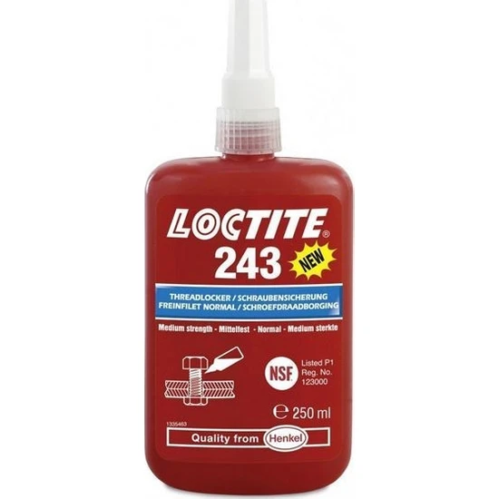 Loctite 243 Orta Mukavemetli Civata Sabitleyici 50Ml
