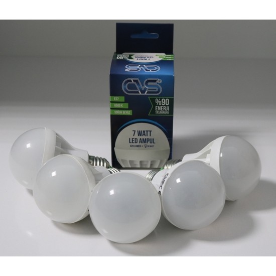 Cvs Dn 10107 Led Ampul 7W 5 Li Ampul Beyaz Fiyatı