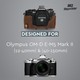 MegaGear Olympus OM-D E-M5 MII (12-40mm) Suni Deri Kamera Çantası