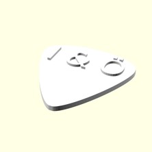 Aldım Geldi I & Ö Harfi Kişiye Özel Üretim Gitar Sevgiliye Eşe Hediyelik Bas 1 Adet Organik Plastik