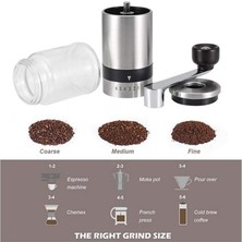 Three Beans Paslanmaz Çelik Manuel Öğütücü Makinesi, Ayarlanabilir El Yapımı Kahve Beşik Değirmeni, Mutfak Aletleri | Manuel Kahve Öğütücüleri (Yurt Dışından)