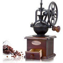 Three Beans Retro Ayarlanabilir Eşlik Manuel Kahve Değirmeni Ormanlık Metal Ot Herb Freze Çapak Kahve Çekirdeği Makinesi Taşlama Makinesi Dönme Dinlenme | Manuel Kahve Öğütücüler (Yurt Dışından)