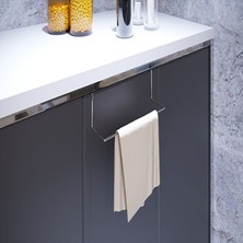 Suntel Banyo Sa-02 Mutfak Aksesuarları Dolap Kapağına Geçmeli Havluluk Askı Aparatı