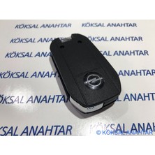 Köksal Anahtar Opel Corsa C Combo 2 Tuşlu Sustalıya Dönüşüm Kumanda Kabı