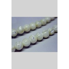 Yaşam Tohumu Sedef Taşı Dizi 10MM (Beyaz)