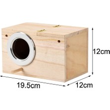 Three Beans Kuş Kafesi Papağan Evi Ahşap Kuş Evi Sıcak Kuş Nest Ev Küçük Pet Parakeets Için Finches Sparrows Üreme Kutusu Lovebirds | Kuş Kafesleri ve yuvalar - (Yurt Dışından)