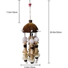 Three Beans Büyük Kuş Papağan Oyuncak Kafes Doğal Ahşap Bloklar Kuş Çiğneme Oyuncak Papağan Kafes Bite Oyuncak Macaws Cockatoos Papağan Kuş Accessoires | Kuş Oyuncakları - (Yurt Dışından)