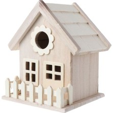 Three Beans Yaratıcı Ahşap Kuş Evi Üreme Kafes Kutusu Besleme Yuva Bahçe Bahçe Balkon Kolye Simülasyon Çit Kuş Yuvası Ev Dekor | Kuş Kafesleri ve yuvalar - (Yurt Dışından)