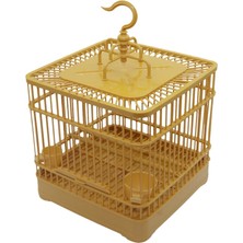 Three Beans Besleyici ve Waterer ile Montaj Kuş Kafesi Küçük Pet Bird Plastik Kuş Evi Thrush Papağan Kafesi Tam Set | Kuş Kafesleri ve yuvalar - (Yurt Dışından)