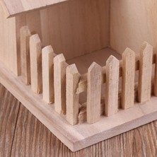 Three Beans Yaratıcı Ahşap Kuş Evi Üreme Kafes Kutusu Besleme Yuva Bahçe Bahçe Balkon Kolye Simülasyon Çit Kuş Yuvası Ev Dekor | Kuş Kafesleri ve yuvalar - (Yurt Dışından)