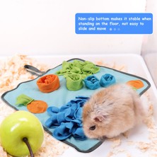 Three Beans Hamster Koklama Ped Yavaş Besleme Pedi Dayanıklı Kedi Tavşan Besleyici Yiyecek Arama Beceri Mat | Köpek Oyuncakları - (Yurt Dışından)