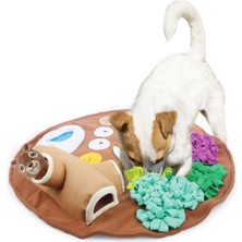 Three Beans Pet Snuffle Mat Köpekler Nosework Battaniye Besleme Eğitim Mat Yıkanabilir Yavru Yavru Köpek Doggies Yapboz Mat | Köpek Besleme - (Yurt Dışından)