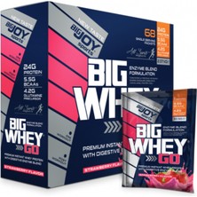 Bigjoy Çilek Aromalı  Sports Bıgwheygo Whey 68 Servis Protein Tozu